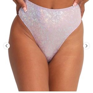 J Valentine Lavender high waisted rave bottoms